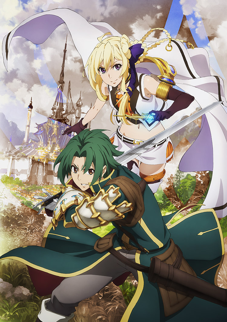 shoukonji naoko grancrest senki siluca meletes theo cornaro armor sword  thighhighs, #435436